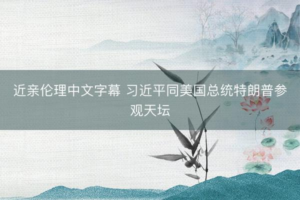 近亲伦理中文字幕 习近平同美国总统特朗普参观天坛