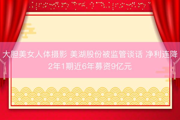 大胆美女人体摄影 美湖股份被监管谈话 净利连降2年1期近6年募资9亿元