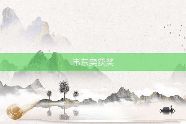 韦东奕获奖